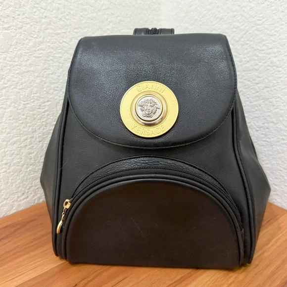 Versace | Bags | Vintage 9s Gianni Versace Gold Medusa Logo  display picture 1